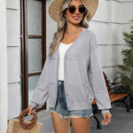 Zeagoo Cardigan Long Sleeve Crochet Shrug Soft Knit Sweater