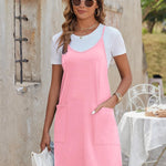 Zeagoo Casual Beach Dress Adjustable Strap Floral Boho Sundress