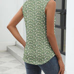 Zeagoo Sleeveless Button Down Shirts V Neck Solid Tank Tops