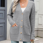 Zeagoo Womens Long Sleeve Chunky Cable Knit Cardigans