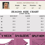 Zeagoo 3/4 Sleeve Cardigans Open Front Beach Coverup