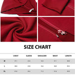 Women's Long Sweatshirt Hooded Robe with Pockets M-3XL - Zeagoo (Us Only)
