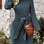 Zeagoo Women's Casual Knit Dress Long Sleeve Bodycon Dress