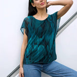 Zeagoo Batwing Chiffon Blouse Tunic T-Shirt (DE Only)