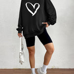 Zeagoo  Oversized Sweatshirts Graphic Print Tops