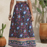 Zeagoo Women's Boho Floral Skirt