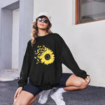 Zeagoo  Oversized Sweatshirts Graphic Print Tops
