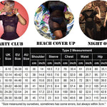 Women Sexy See Through Mesh Dress Short Sleeve Midi Bodycon Party Club Dress S-3XL - Zeagoo (Us Only)