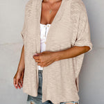 Zeagoo 3/4 Sleeve Cardigans Open Front Beach Coverup