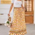 Zeagoo Women's Boho Floral Skirt