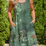 Zeagoo Casual Boho Sleeveless Sundresses with Pockets