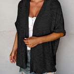 Zeagoo 3/4 Sleeve Cardigans Open Front Beach Coverup