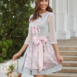 Zeagoo Dirndl Blouse Women's Lace Dirndl Blouse (DE Only)