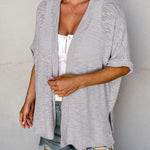 Zeagoo 3/4 Sleeve Cardigans Open Front Beach Coverup