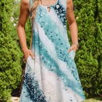 Zeagoo Casual Boho Sleeveless Sundresses with Pockets