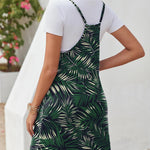 Zeagoo Casual Beach Dress Adjustable Strap Floral Boho Sundress