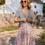 Zeagoo Bolero Chiffon Festive Short Sleeve Bolero Jacket (DE Only)