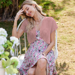 Zeagoo Bolero Chiffon Festive Short Sleeve Bolero Jacket (DE Only)