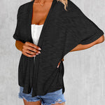 Zeagoo 3/4 Sleeve Cardigans Open Front Beach Coverup