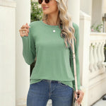 Zeagoo 3 Pack Long Sleeve Shirts for Women Loose Fit Basic Tee Tops