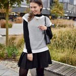 Zeagoo Cap Sleeve Sweater Vest Knit Sweater