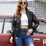Zeagoo Bomber Jacket Women's Short Blouson Jacket (DE Only)