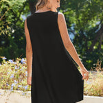 Zeagoo Casual Boho Sleeveless Sundresses with Pockets