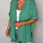 Zeagoo 3/4 Sleeve Cardigans Open Front Beach Coverup