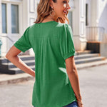 Zeagoo Blouse Women's V-Neck Casual T-Shirt (DE Only)