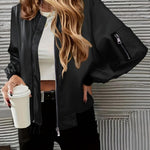 Zeagoo Bomber Jacket Women's Short Blouson Jacket (DE Only)