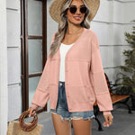 Zeagoo Cardigan Long Sleeve Crochet Shrug Soft Knit Sweater
