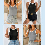 Zeagoo 2 Pack Tank Tops Sleeveless Ribbed Shirts