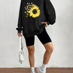 Zeagoo  Oversized Sweatshirts Graphic Print Tops