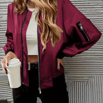 Zeagoo Bomber Jacket Women's Short Blouson Jacket (DE Only)