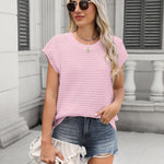 Zeagoo Cap Sleeve Sweater Vest Knit Sweater