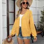 Zeagoo Cardigan Long Sleeve Crochet Shrug Soft Knit Sweater