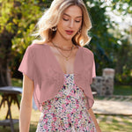 Zeagoo Bolero Chiffon Festive Short Sleeve Bolero Jacket (DE Only)