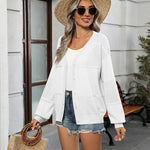 Zeagoo Cardigan Long Sleeve Crochet Shrug Soft Knit Sweater