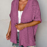 Zeagoo 3/4 Sleeve Cardigans Open Front Beach Coverup
