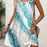Zeagoo Casual Boho Sleeveless Sundresses with Pockets