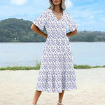 Zeagoo Summer Dresses Midi Tiered Casual Dress