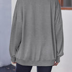 Zeagoo  Oversized Sweatshirts Graphic Print Tops