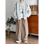 Japanese Faux Two-piece Loose Casual Knit Cardigan