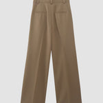 Zeagoo Chic Solid Color Two-piece Suits Slim Fit Sleeveless Vest Casual Wide Leg Pants Set