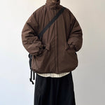 Japanese Retro Stand-collar Loose Cotton Coat