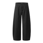 Vintage Draped Black Scimitar Suit Pants