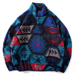 Retro Half-open Collar Sweatshirt
