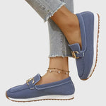Camilla | Sporty slip-on shoes with gold detail