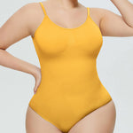 Zeagoo Bodysuit Tummy Control Shapewear Seamless Carved Thong Body Shaper Tank Top