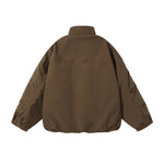 Retro Loose-fitting Thick Stand-up Collar Jacket